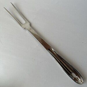 All-Clad Stainless Steel Meat Fork 13.5 Inch Silver Carving Serving Fork